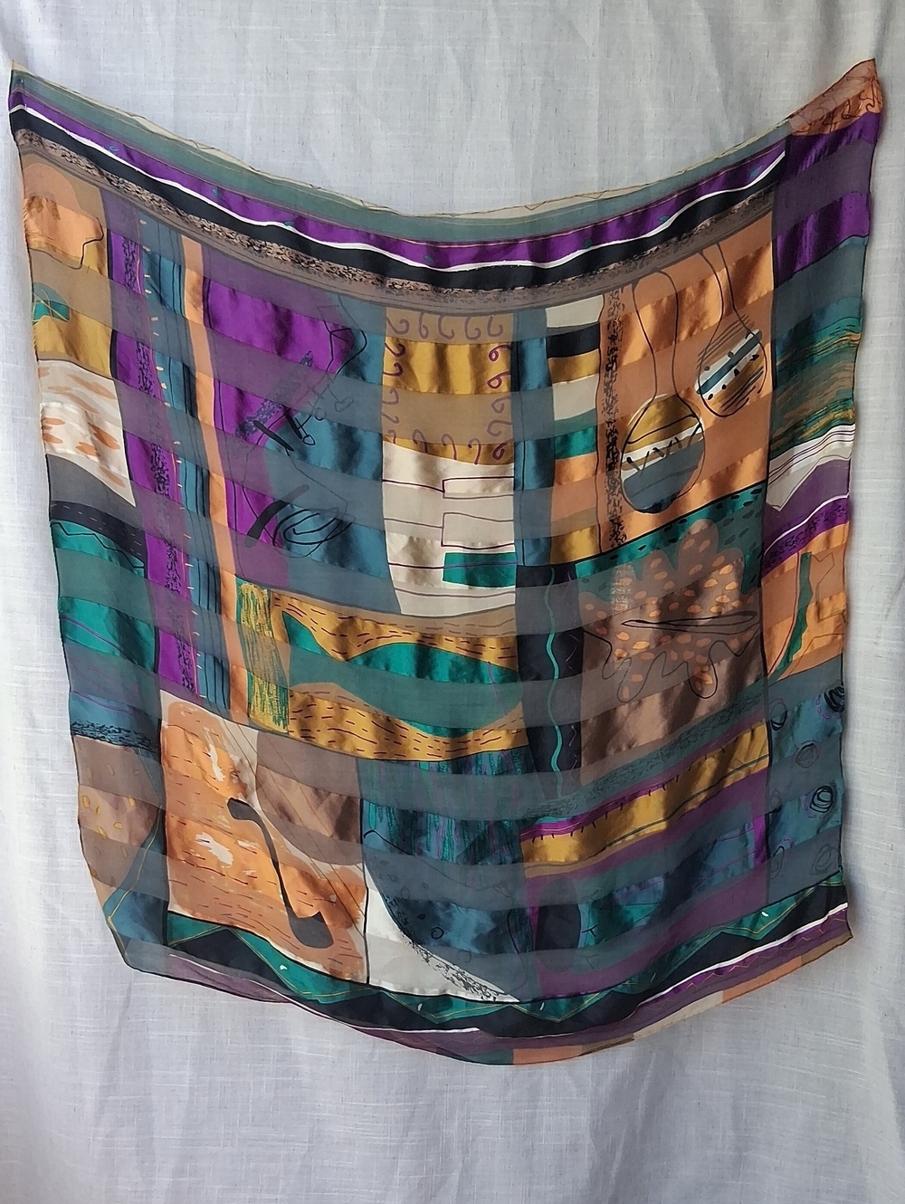 Vintage Square Scarf